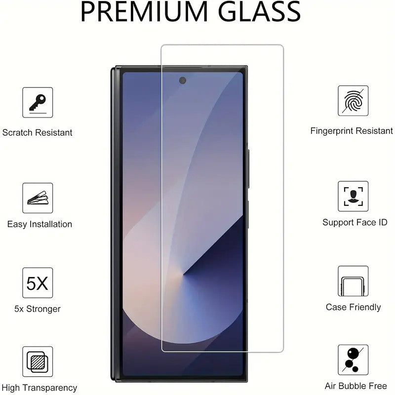 (Lot de 2) Protecteur d'écran en verre trempé pour Samsung Galaxy Z Fold 6 5G (Lot de 2) Protecteur d'écran en verre trempé pour Samsung Galaxy Z Fold 6 5G